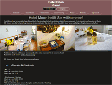 Tablet Screenshot of hotel-moon.com